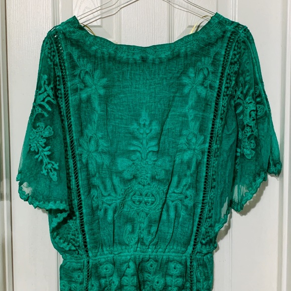 New Democracy oversized blouse green size XS (D) - Picture 6 of 6